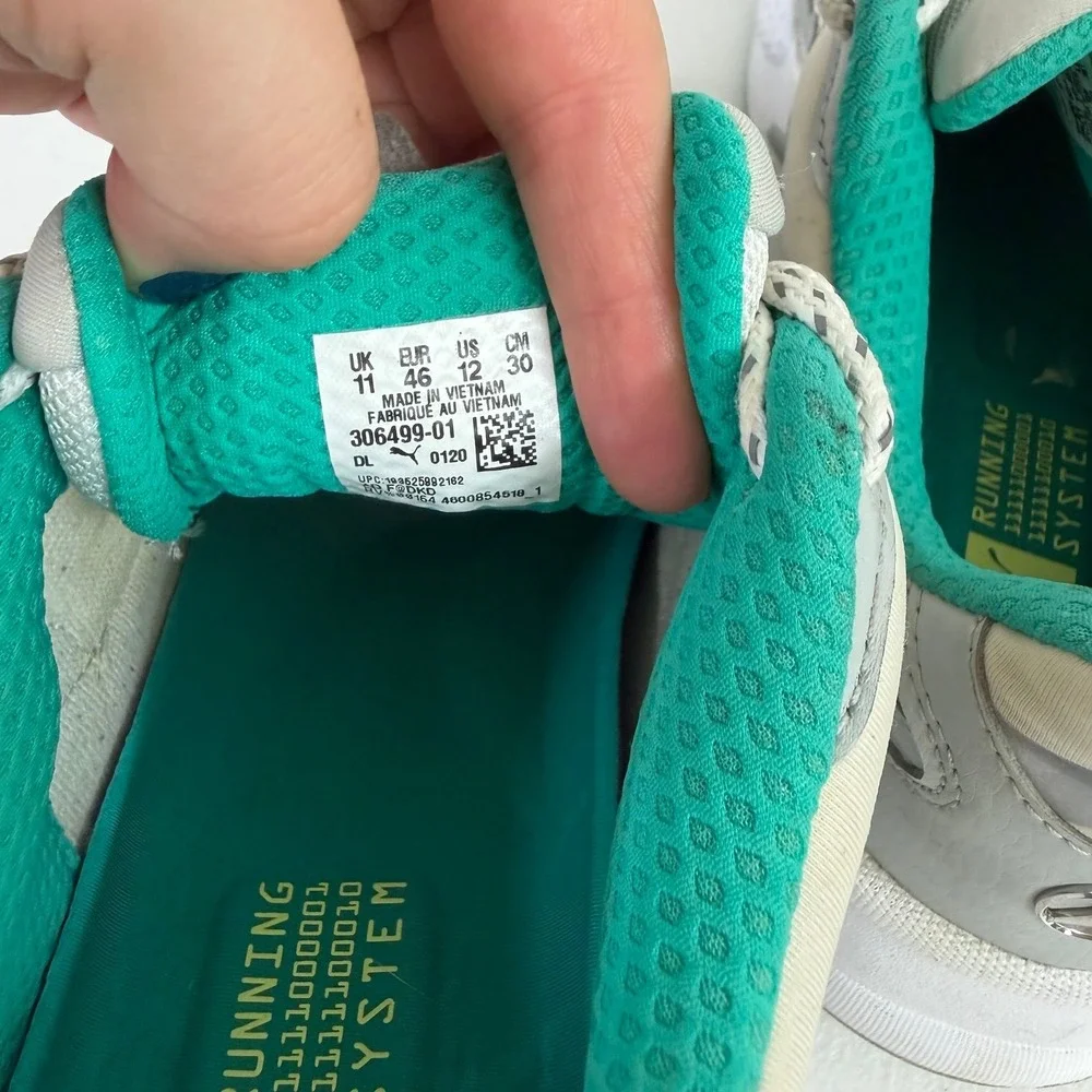 Mercedes-AMG Petronas Motorsport x Puma RS-X3 sunny lime grey sneakers shoes 12
